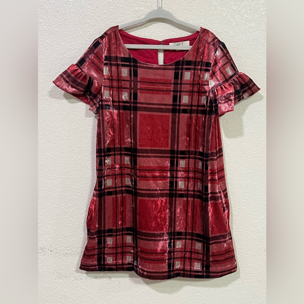 Peek Abigail Plaid Dress small 6-7
